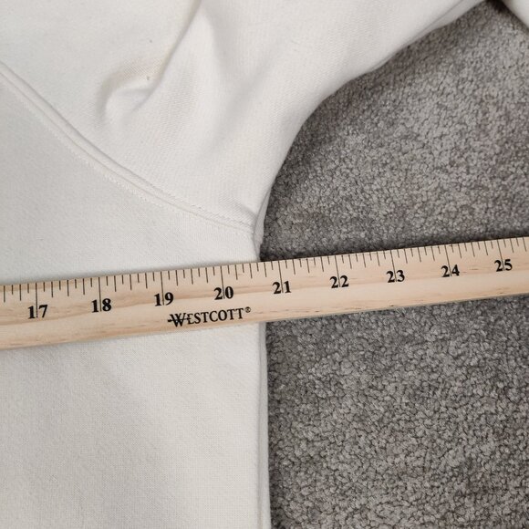 Champion Men's Authentic Athleticwear Sweatshirt Size M White Cotton Blend Sport - Picture 8 of 9